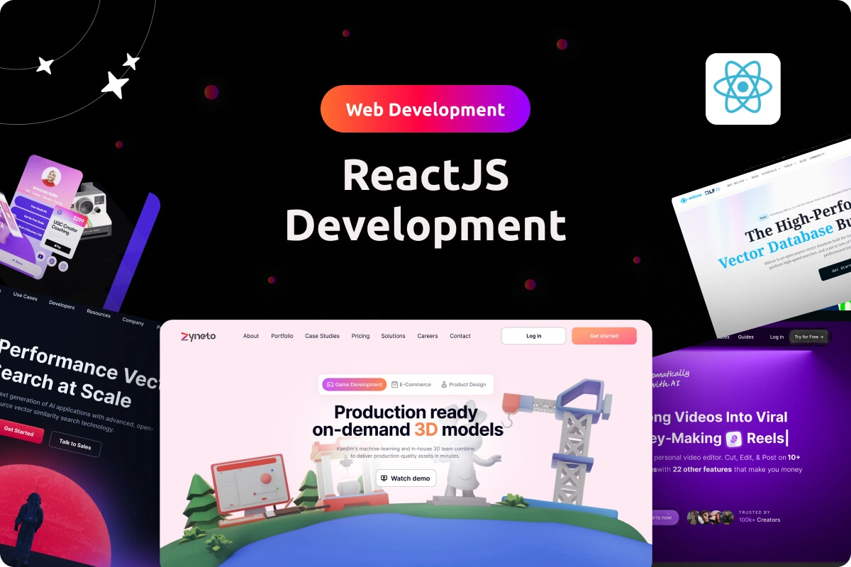 ReactJS Development Services | Zyneto - Zyneto Development Services ReactJS Development Services | Zyneto - Zyneto Development Services